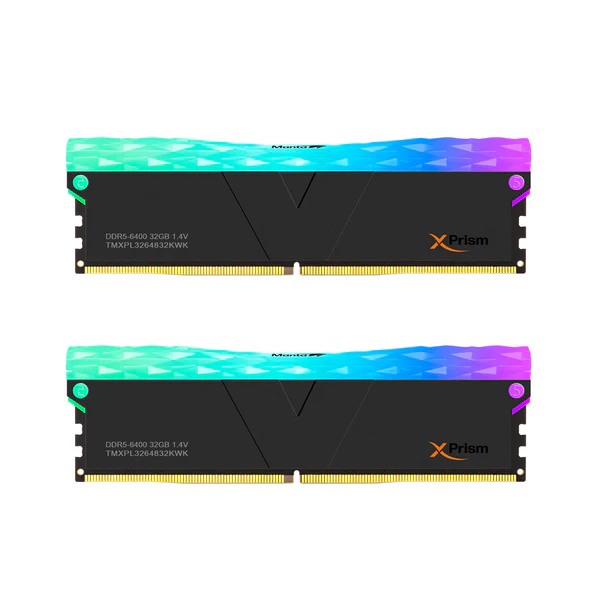 RAM V-COLOR MANTA XPRISM RGB 64GB 2X32 RAM V-COLOR MANTA XPRISM RGB 64GB 2X32